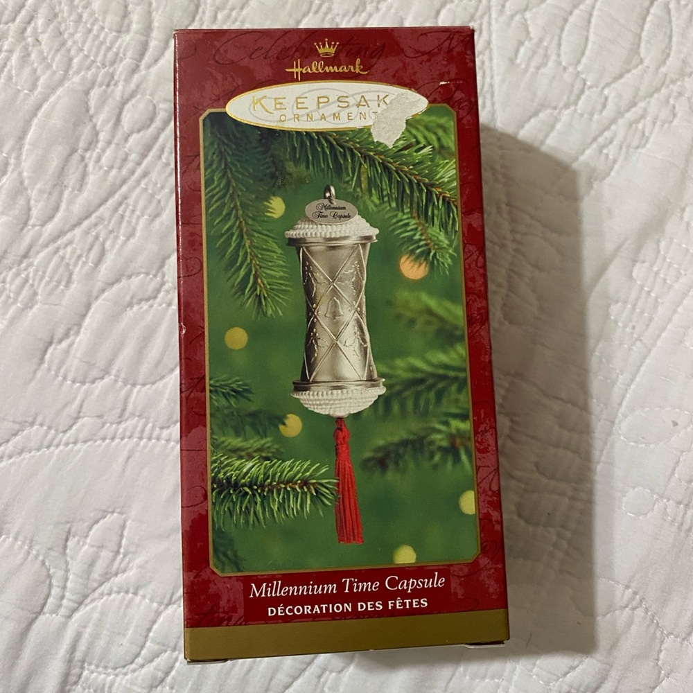 Hallmark ornament, Millennial time capsule 2000.